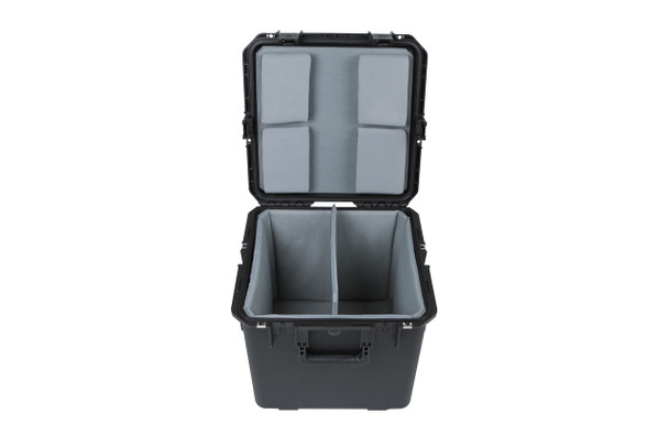 SKB 3i-1717-16LT - iSeries Dual Snare Case w/padded liner, divider and Nylex lined foam pads