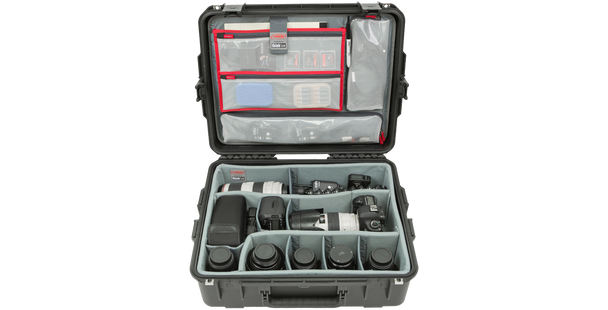 SKB 3i-2217-8DL - iSeries 3i-2217-8 Case w/Think Tank Designed Photo Dividers and Lid Organizer