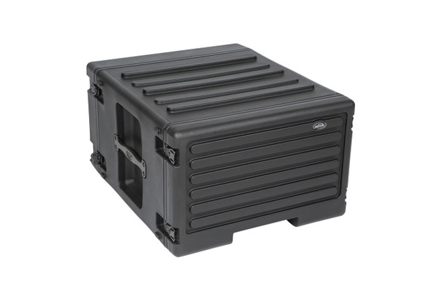 SKB 1SKB-R6UW - 6U Space Rack stacks w/Roto Racks, wheels, and handle