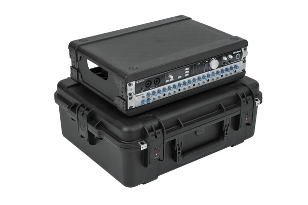 SKB 3i-2217M82U - iSeries Case with Removeable 2U Injection Molded Rack Cage, TSA Latches