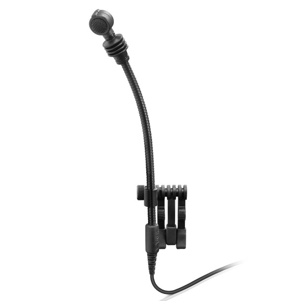 SENNHEISER e 608 - Instrument microphone (supercardioid, dynamic) for brass instruments, wind instruments and drums with flexible gooseneck and 3-pin XLR-M