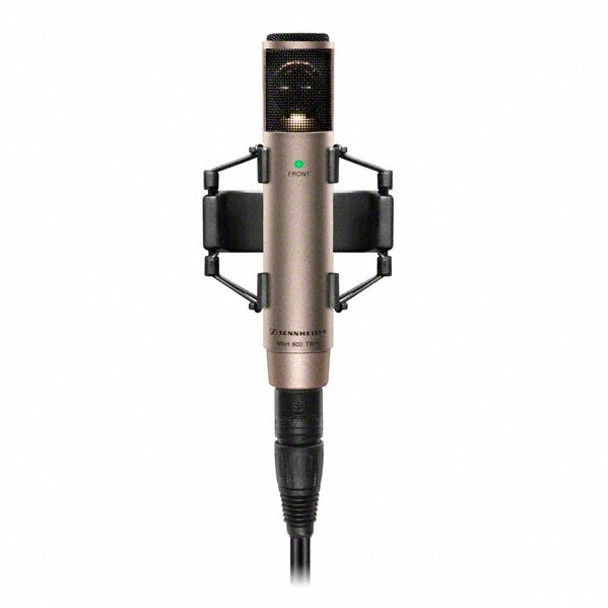 SENNHEISER MKH 800 TWIN NX - RF microphone (2x cardioid, condenser) with dual outputs available from capsule for adjustment of pick-up pattern and 5-pin XLR