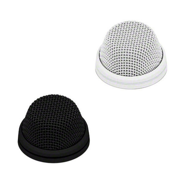 SENNHEISER MEB 104-L B - Installed boundary layer microphone (cardioid, pre-polarized condenser) with 24-48 V phantom power, 3-pin XLR-M,  programmable on, off, PTT and PTM modes and bi-color LED ring for status indication
