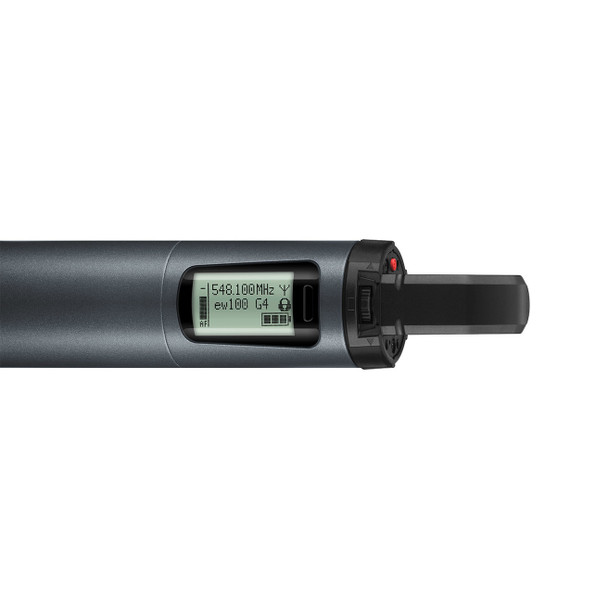 SENNHEISER SKM 100 G4-S-A1 - Handheld transmitter with mute switch. Microphone capsule not included, frequency range: A1 (470 - 516 MHz)