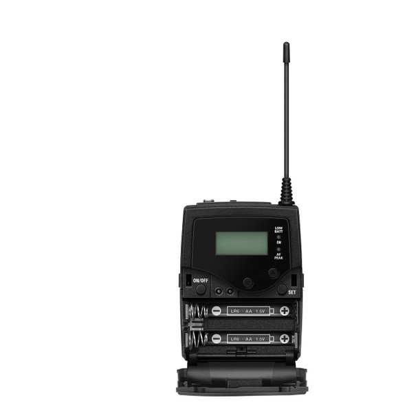 SENNHEISER SK 300 G4-RC-AW+ - Bodypack transmitter with 1/8" audio input (EW connector) and separate input for remote mute switch (RMS-1, sold separately), frequency range:AW+ (470 - 558 MHz)