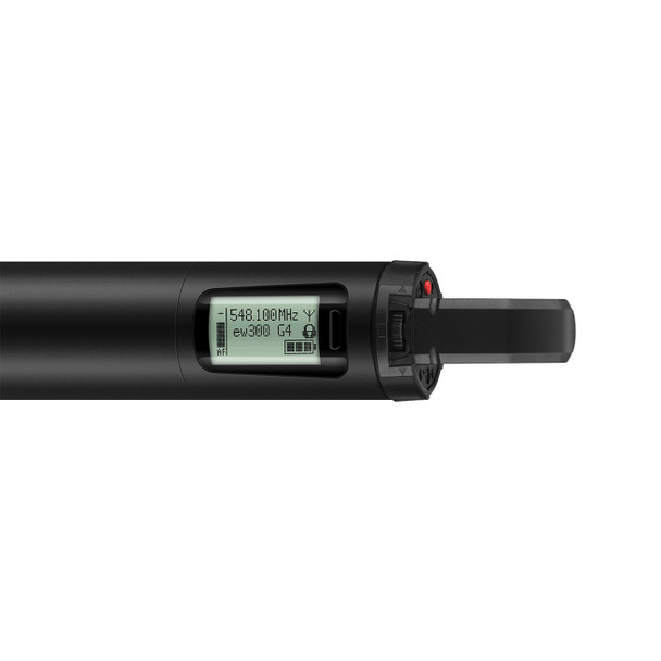 SENNHEISER SKM 300 G4-S-AW+ - Handheld Transmitter with mute switch (no capsule included), frequency range:AW+ (470 - 558 MHz)