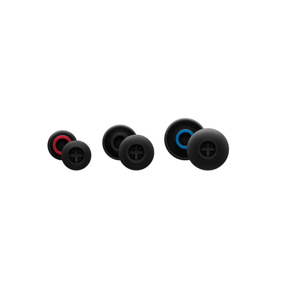 SENNHEISER SILICONE EAR ADAPTER “M” - (5) Pairs of silicone ear adapter in size medium (black identifier) for IE 40, IE 400 and IE 500