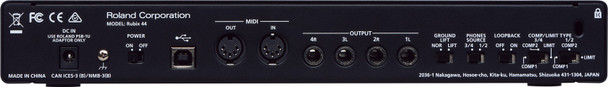 Roland Professional A/V Rubix44 - USB Audio Interface - 4-in/4-out