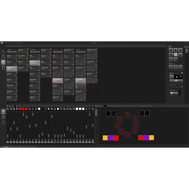 ADJ MYDMX-RM - MYDMX-RM;19" Rack DMX512 controller  MYD357