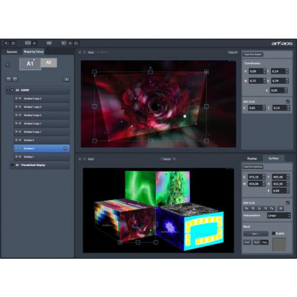 ADJ GRAND VJ 2.0-XT - GRAND VJ 2.0-XT;VJ software w/video map  GRA333