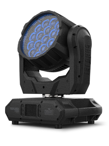 Chauvet Professional MaverickStorm1Wash - Includes: IP powerKON Power Cord, 2pc Omega Brackets. Control: 5-pin DMX, ArtNet, sACN, WDMX, RDM