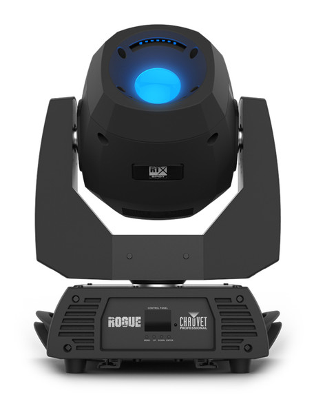 Chauvet Professional ROGUER1XSPOT - Rogue R1X Spot Includes: powerCON Power Cord, 2pcs Omega Brackets. Control: 3-pin DMX, 5-pin DMX