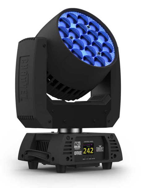 Chauvet Professional ROGUER2XWASH- Rogue R2X Wash. Includes: powerCON Power Cord, 2pcs Omega Brackets . Control: 3-pin DMX, 5-pin DMX