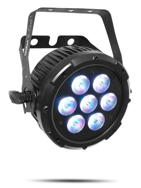 Chauvet Professional COLORDASHPARQUAD7 - COLORdash Par-Quad 7 Includes: PowerCON Power Cord. Control: 3-pin DMX, 5-pin DMX