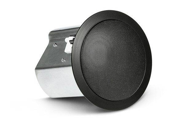 JBL CONTROL 14C/T-BK - 4" CO-AX CEILING SPKR (2 PER CTN), BLK Two-Way 100 mm (4 in) Co-axial Ceiling Loudspeaker.