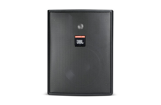 JBL CONTROL 25AV-WH - 5.25" 2-WAY W/HORN/AV VERSION Premium Monitor Speaker.  5.25" Two-Way Vented System, Highly Weather Resistant with Indoor/Outdoor, Stainless Steel Grille, 100ø x 100ø Coverage, 200 W Program Power,  70V/100V taps of 60W, 30W and