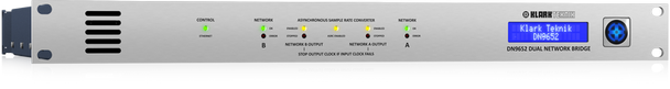 Klark Teknik DN9652 - Digital Audio Converter - MADI/DANTE /AVIOM /CobraNet /Ethersound to MADI/DANTE /AVIOM /CobraNet /EtherSound - excluding Modules, 1U Rack Space