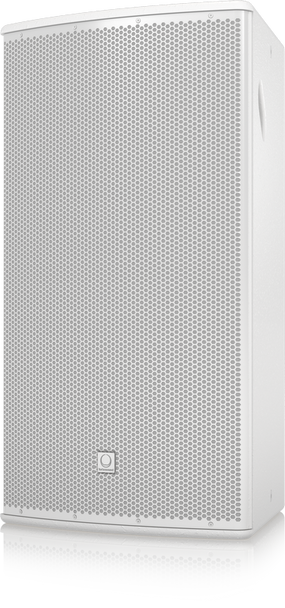 Turbosound TCS152/94-AN-WH Arrayable Powered 2500 Watt 2 Way 15'' Loudspeaker with Dendritic Waveguide, KLARK TEKNIK DSP Technology and ULTRANET Networking (White) 90°x40° dispersion