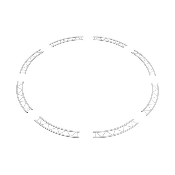 GLOBAL TRUSS IB-C6-H45 - 6.0M (19.68ft) HORIZONTAL CIRCLE (8 x 45 DEGREE ARCS)