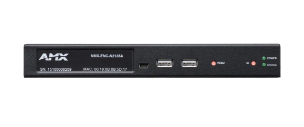 AMX NMX-ENC-N2135A JPEG 2000 1080p Low Latency Video over IP Encoder with KVM PoE SFP HDMI AES67 Support