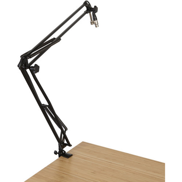 Gator Frameworks GFWMICBCBM1000 - Desk-Mounted Broadcast/Podcast Boom Mic Stand