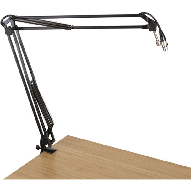 Gator Frameworks GFWMICBCBM1000 - Desk-Mounted Broadcast/Podcast Boom Mic Stand