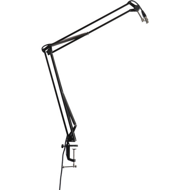 Gator Frameworks GFWMICBCBM1000 - Desk-Mounted Broadcast/Podcast Boom Mic Stand