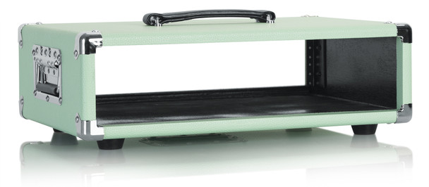 Gator Cases Vintage Amp Vibe Rack Case 2U Seafoam Green