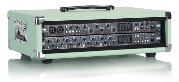 Gator Cases Vintage Amp Vibe Rack Case 2U Seafoam Green