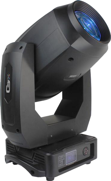 Blizzard Lighting G-Max 200 - Moving head spot fixture with a 200W white LED light engine light source.