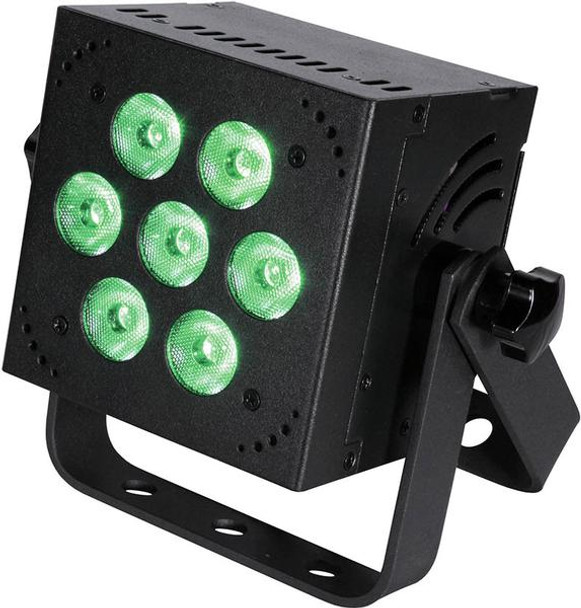 Blizzard Lighting HotBox EXA - 7x 15-watt (6 x 2.5W) RGBAW+UV 6-in-1 LEDsBLACK HOUSING!