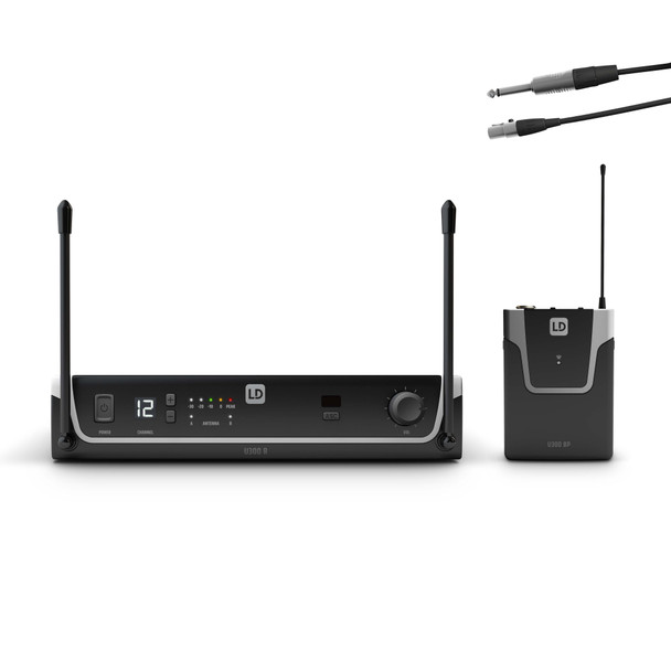 LD Systems LDS-U3051BPG - Wireless Microphone System with Bodypack and Guitar Cable 514-542 MHz