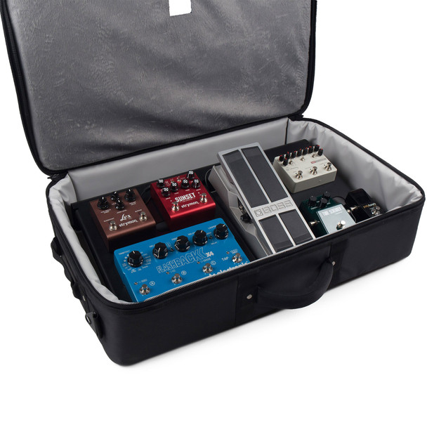 MONO PFX-PB-M-SLV-BDL - PEDALBOARD MEDIUM SILVER + TOUR 2.0 ACCESSORY CASE