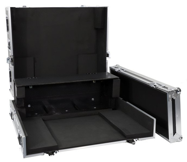 DEEJAY LED TBHYAMQL5DOGHOUS - Fly Drive Case For Yamaha QL5 64CH Digital Mixing Console w/Wheels BLACK Color