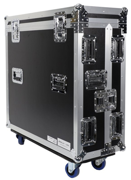 DEEJAY LED TBHYAMQL5DOGHOUS - Fly Drive Case For Yamaha QL5 64CH Digital Mixing Console w/Wheels BLACK Color