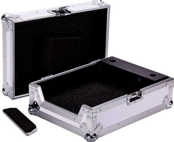 DEEJAY LED TBHXDJ1000WHITE - WHITE Fly Drive Case Engineered to Hold One Pioneer XDJ1000 DJ Multi-Player or Similarly Sized Equipment