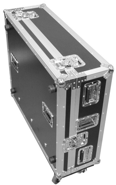 DEEJAY LED TBHX32DOGHOUSEW - Fly Drive Case For Behringer X32 Digital Mixer w/Wheels BLACK Color