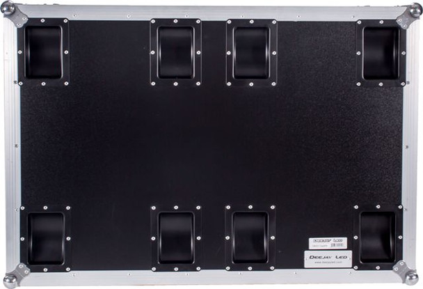 DeeJay LED Fly Drive Utility Trunk Case with Caster Board (Black, 41 x 27 x 22")