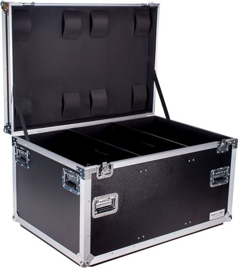 DeeJay LED Fly Drive Utility Trunk Case with Caster Board (Black, 41 x 27 x 22")