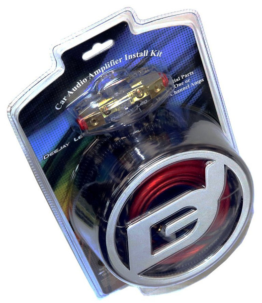 Deejay LED Auto Amplifier Installation Kit for Car or Truck, 8 ga.