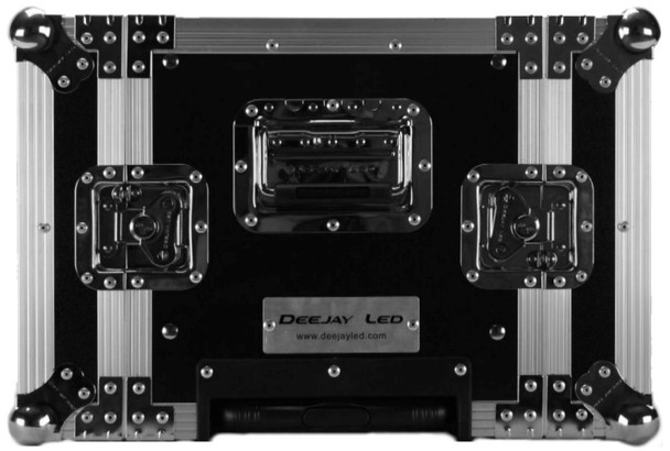DeeJay LED 6 RU Effect Deluxe Case with Pull-Out Handle and Wheels (14" Deep)
