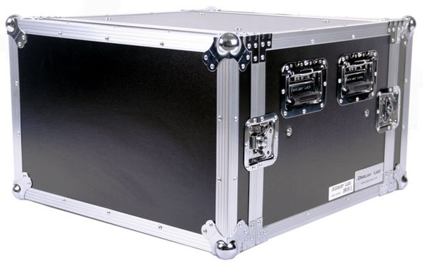 DEEJAY LED Fly Drive Case 6u Space Shock Mount Amplifier Case - 21-Inch Body Depth