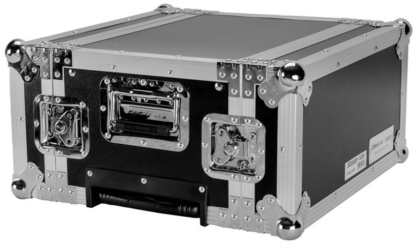DeeJay LED 4 RU Effect Deluxe Case with Pull-Out Handle and Wheels (14" Deep)