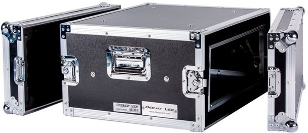DeeJay LED 4 RU Shock Mount Amplifier Deluxe Case (21" Deep)