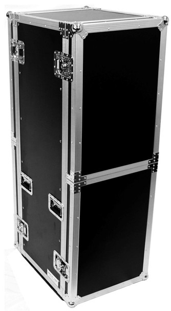 DEEJAY LED TBH33UADW - Fly Drive Case 33u Space Professional DJ Amplifier Case - 18-Inch Body Depth with Wheels