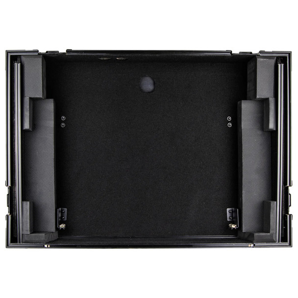 ODYSSEY FZGSPIXDJRR1BL - NEW BLACK LABEL PIONEER XDJ-RR DJ CONTROLLER GLIDE STYLE CASE WITH A 1U 19" BOTTOM RACK