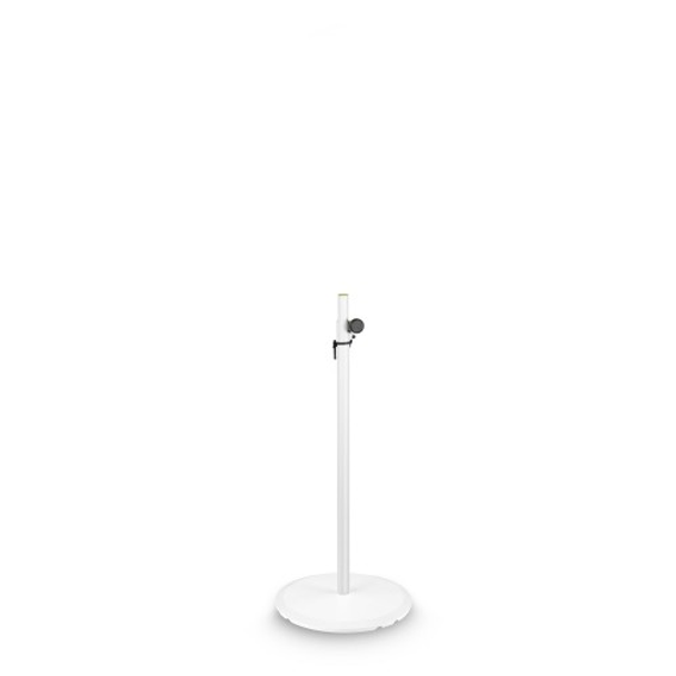 GRAVITY GR-GSSPWBSET1W - Speaker Stand with Round Cast Iron Base (Qty 1 GSSPWB Set 1, GSP2342B) - WHITE