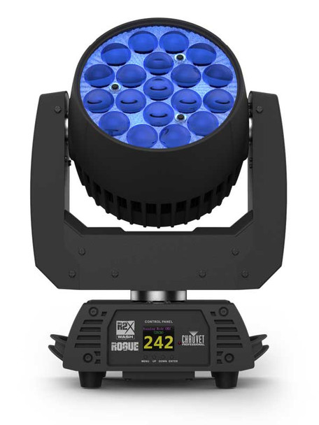 Chauvet Professional ROGUER2XWASHVW - Rogue R2X Wash Variable WhiteIncludes: powerCON Power Cord, 2pcs Omega Brackets  Control: 3-pin DMX, 5-pin DMX