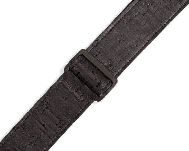Levy's Leathers MX8-BLK - 2 inch Wide Cork Guitar Strap.