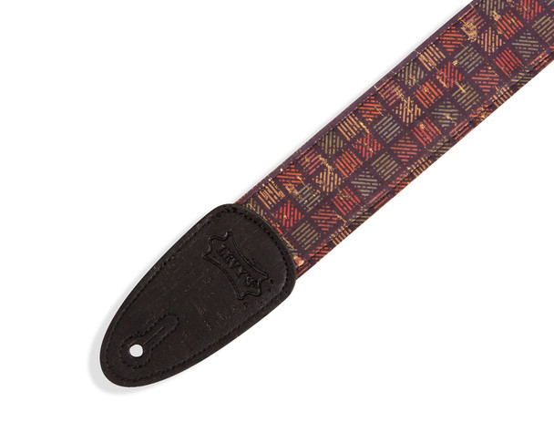 Levy's Leathers MX8-004 - 2 inch Wide Cork Guitar Strap.